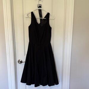 Pinup Couture Classic Black Midi Dress